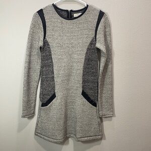 Abercrombie and Fitch dress with faux leather trim